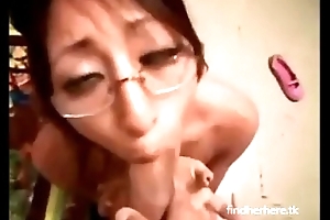 sexy asian with glasses blowjob with the addition of fucking findherhere.tk