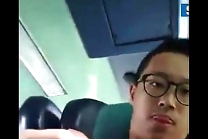 SPECSADDICTED Taiwanese sponger jerking into abeyance bus