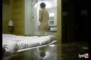Asian bathing caught in concealed cam