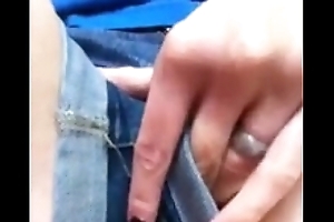 fingering make an issue of brush pussy by spiralling make an issue of shorts