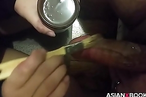 Asian Babe Eats Hubbys Expensive Cock