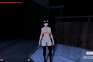 Roshutsu SFM Hentai game Ep.1 exhibitionist Japanese girl