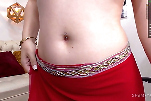 Hot sexy red saree wali bhabi webcam nude Part 2