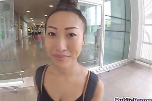 Big titted asian Sharon Lee fucked in public airport parking extent