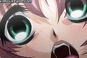 Redhead anime tot jizzed after giving