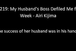 JUL-291: My Husband's Boss Defiled Me for a Week - Airi Kijima