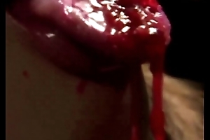 Asian hoe gets hot wax on her useless body