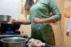Indian hot wife got fucked while regarding the works regarding kitchen
