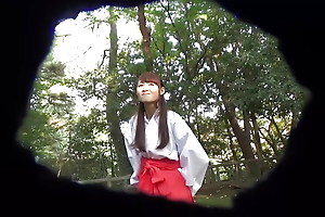 Your Complex of Tiny Tits is a Must-See for Many Men! A difficulty Slutty, Brown-Haired Shrine Maiden Loves to Beg for a Fuck!