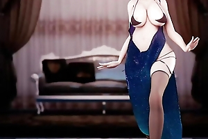 Sexy Dance Regarding Hot Dress (3D HENTAI)