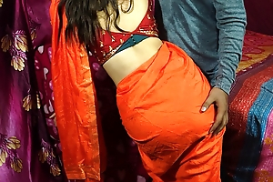 Cute Saree blBhabhi Gets Naughty Roughly their way Devar for roughsex after ice massage out of reach of their way back in Hindi