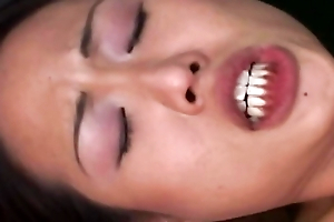 Showing a lot be incumbent on talent for cum swallowing the Asian babe fucks her horny bigwig