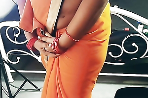 Tamil Aunty Saree Low Hip Belly button Fantasy Roleplay