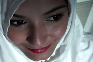 Elegant Eyes, Uninspiring Hijab, Viva Athena, Arab Girl Unveils